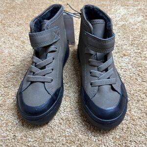 H&M warm lined high top trainers boy 9
